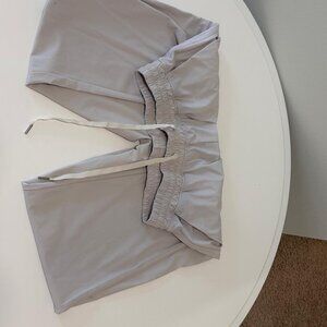 White joggers